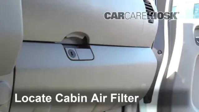 2013 Nissan Frontier SV 2.5L 4 Cyl. Extended Cab Pickup Filtre à air (intérieur) Changement